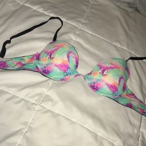 Bright Floral PINK Bra